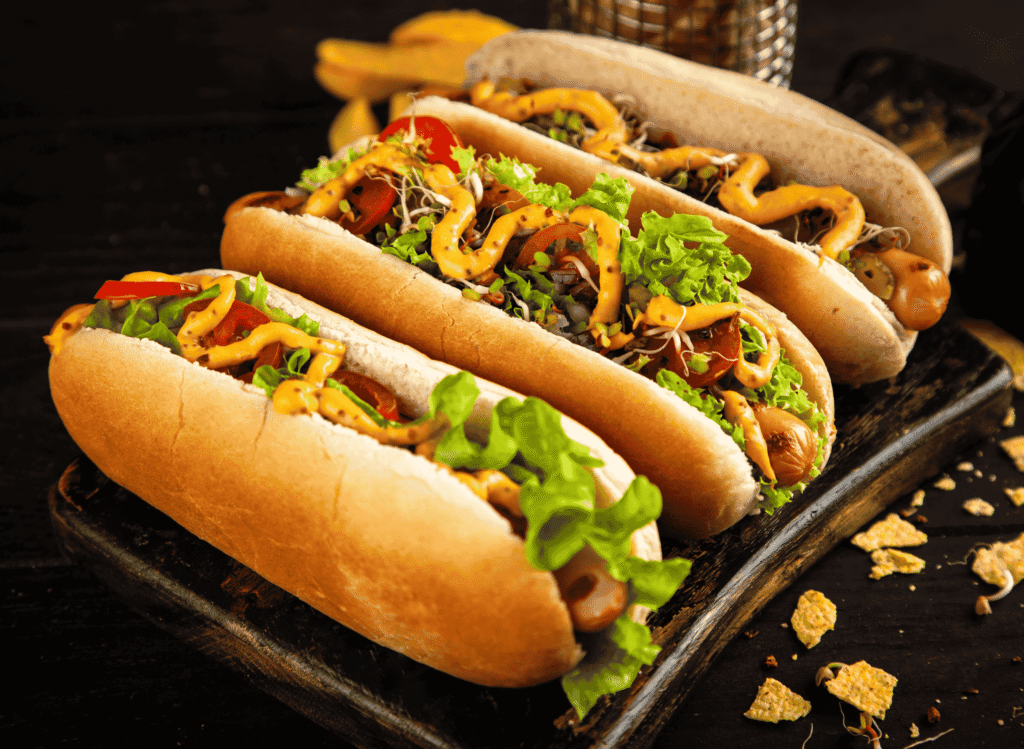 Hot Dog (Grilled Sausage in a Bun)