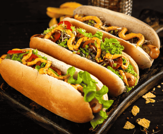 Hot Dog (Grilled Sausage in a Bun)