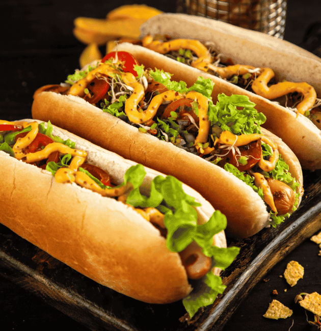 Hot Dog (Grilled Sausage in a Bun)