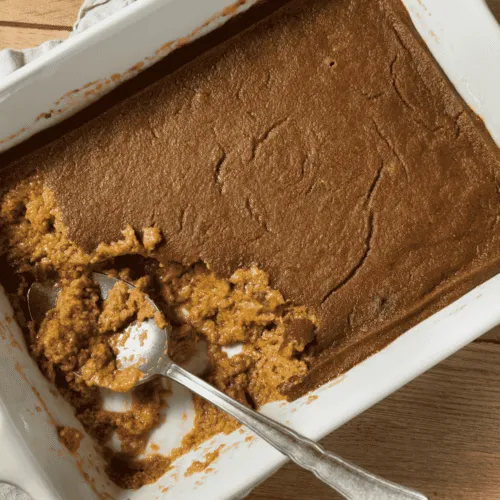Indian Pudding (Molasses Cornmeal Custard)
