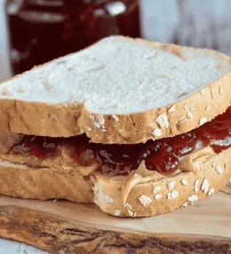 Peanut Butter and Jelly Sandwich (Sweet Nutty Sandwich)