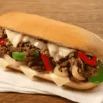 Philly Cheesesteak (Steak Sandwich with Cheese)
