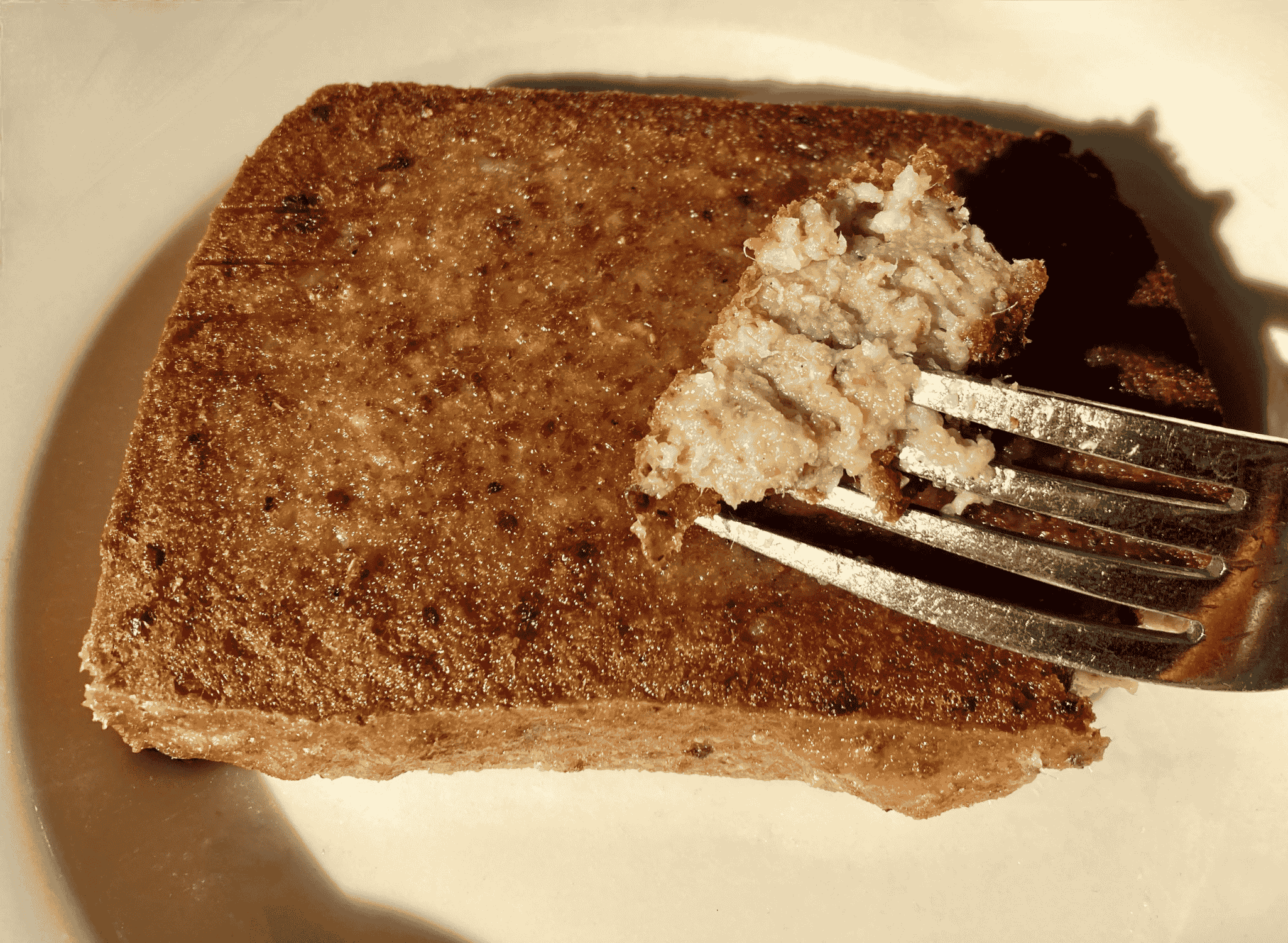 Scrapple (Fried Pork Scraps and Cornmeal Loaf)
