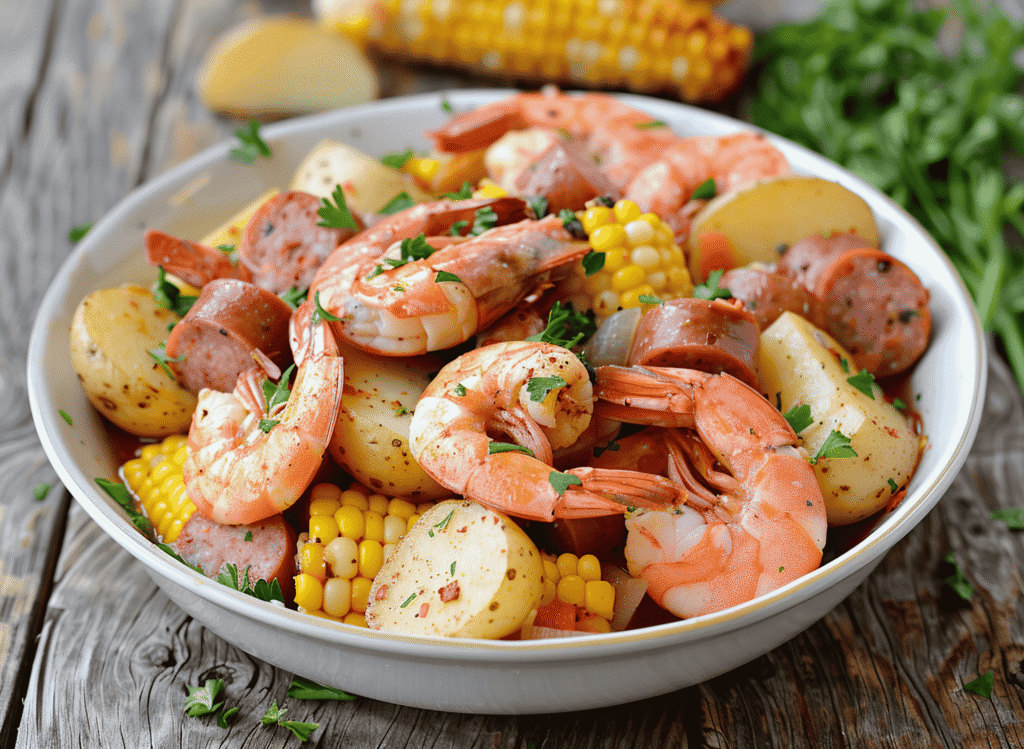 Shrimp Boil (Seafood and Vegetable Feast)