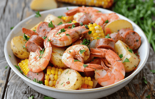 Shrimp Boil (Seafood and Vegetable Feast)