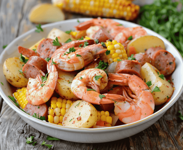 Shrimp Boil (Seafood and Vegetable Feast)