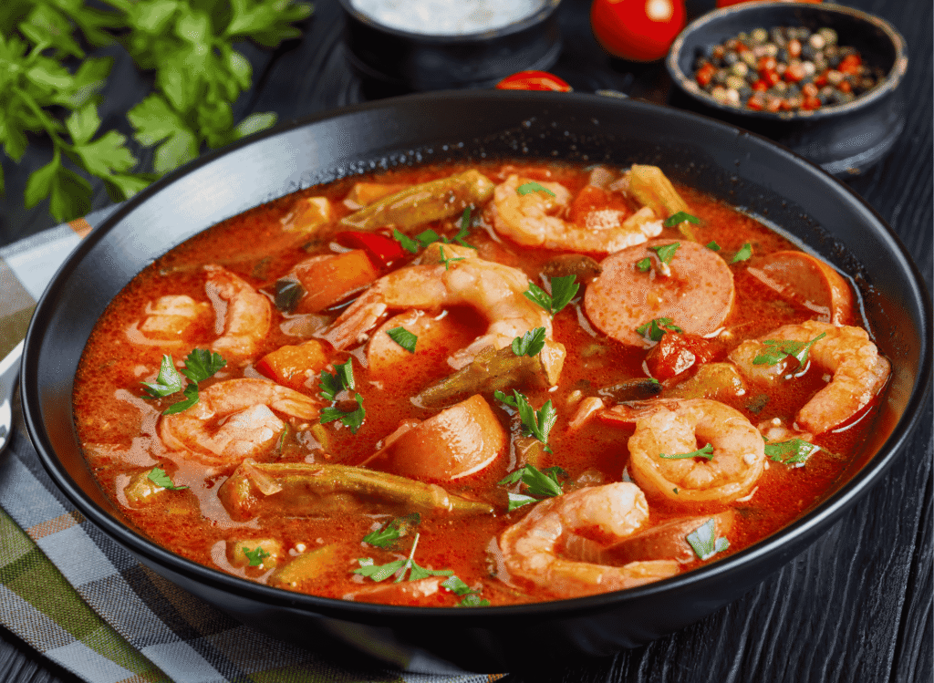 Shrimp and Sasusage Gumbo Stew