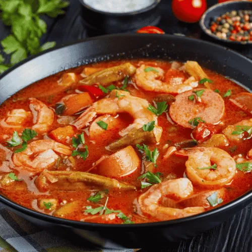 Shrimp and Sasusage Gumbo Stew