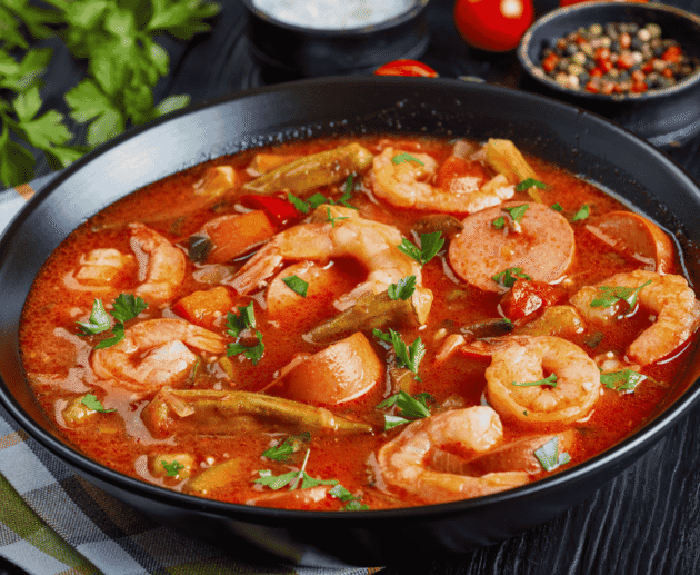 Shrimp and Sasusage Gumbo Stew