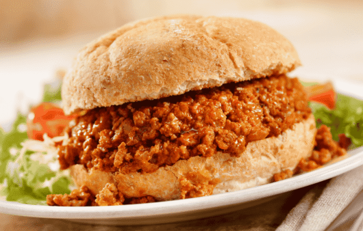 Sloppy Joe (Saucy Minced Beef Sandwich)