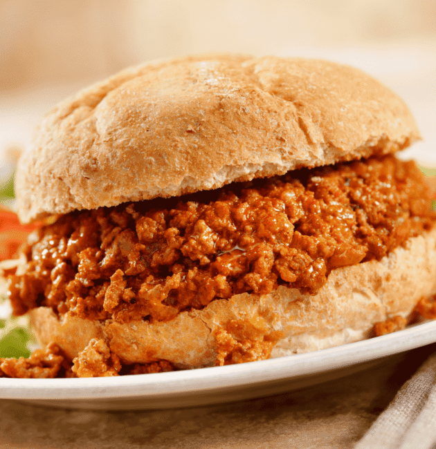Sloppy Joe (Saucy Minced Beef Sandwich)