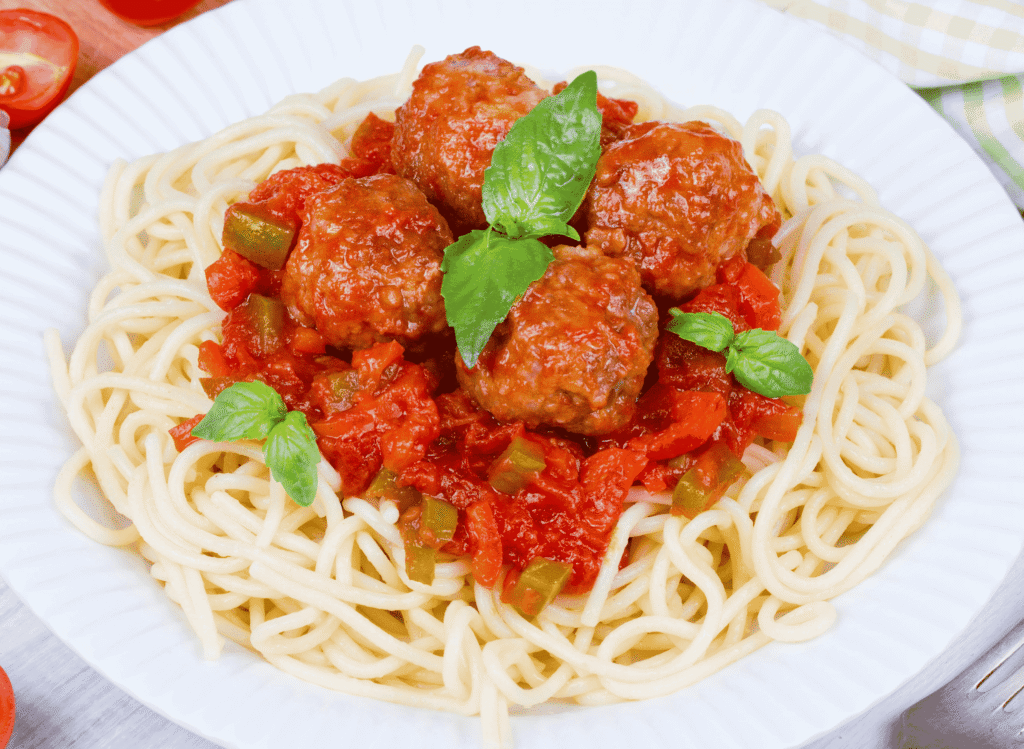 Spaghetti and Meatballs