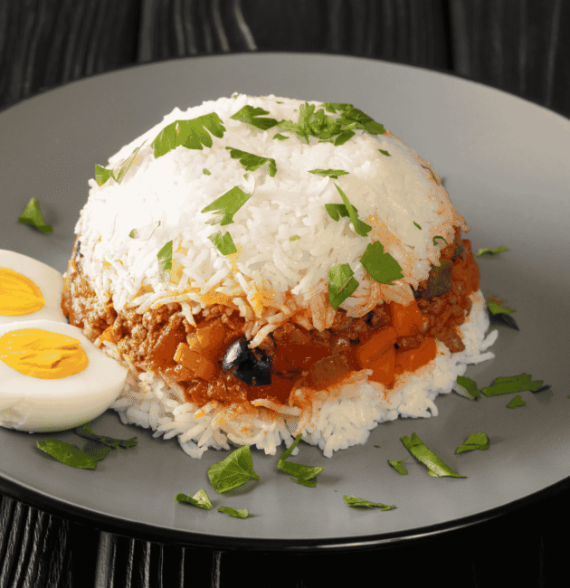 Arroz Tapado (Peruvian Beef and Rice)