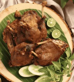 Indonesian Bebek Goreng (Fried Duck)