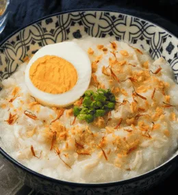 Filipino Arroz Caldo (Chicken and Rice Porridge)