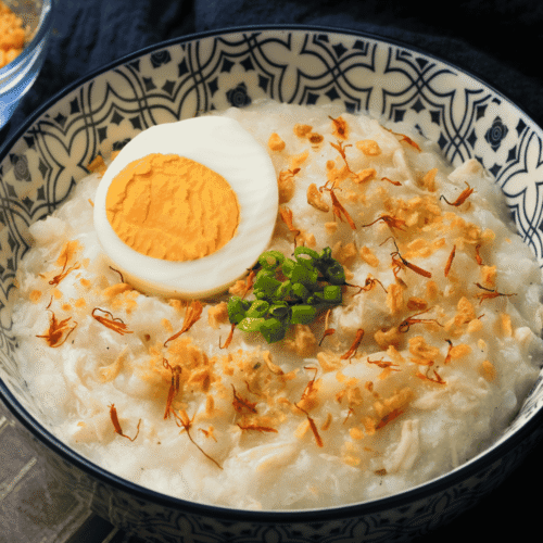 Filipino Arroz Caldo (Chicken and Rice Porridge)