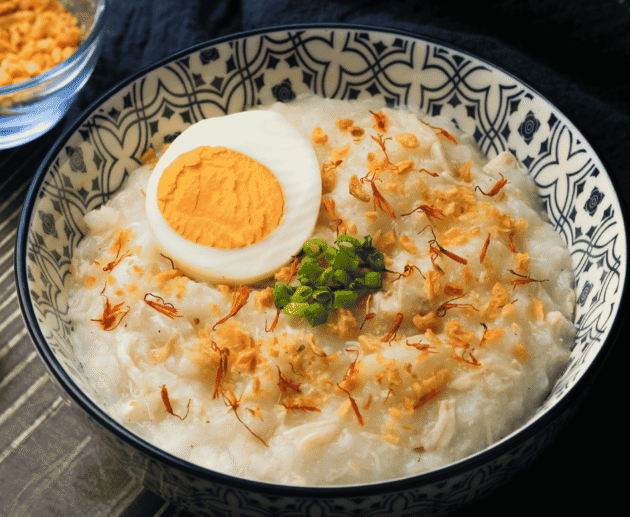 Filipino Arroz Caldo (Chicken and Rice Porridge)