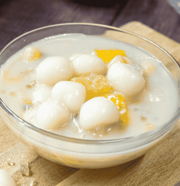 Filipino Bilo-Bilo (Sticky Rice Balls in Coconut Milk)