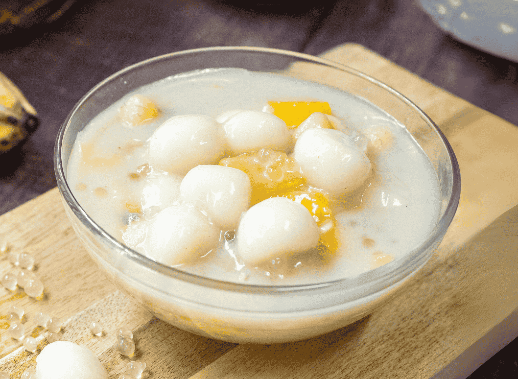 Filipino Bilo-Bilo (Sticky Rice Balls in Coconut Milk)
