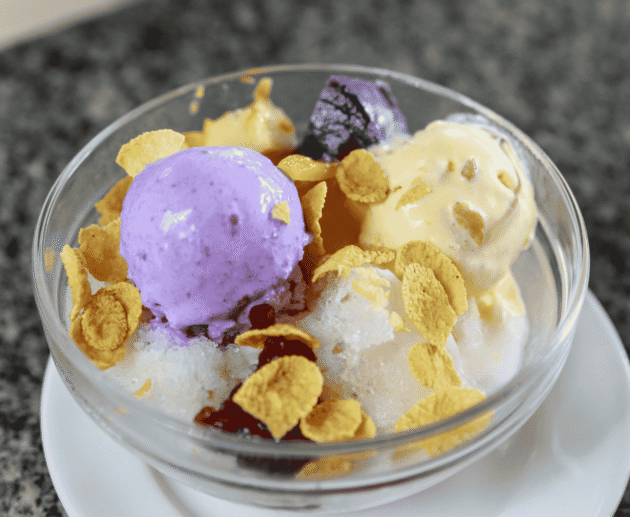 Filipino Halo-Halo (Mixed Shaved Ice Dessert)