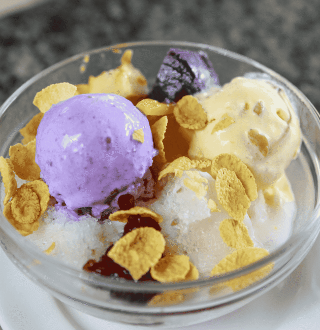 Filipino Halo-Halo (Mixed Shaved Ice Dessert)