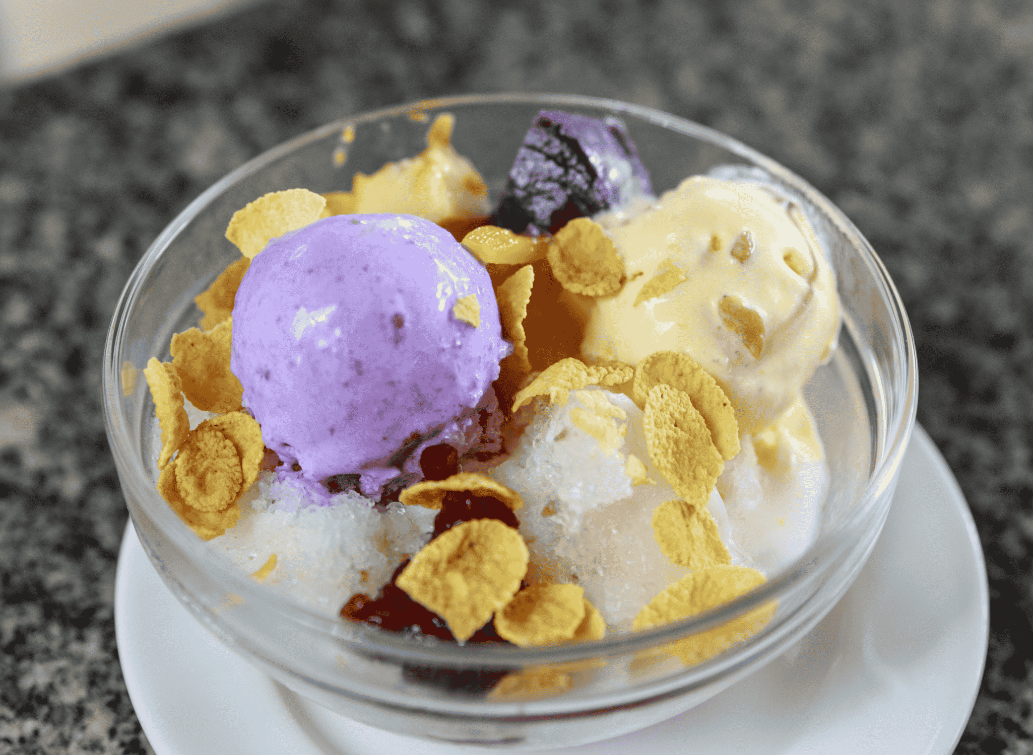 Filipino Halo-Halo (Mixed Shaved Ice Dessert)