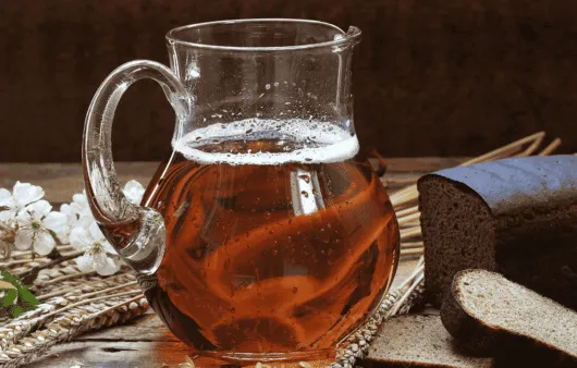 Kvass (Fermented Bread Drink)