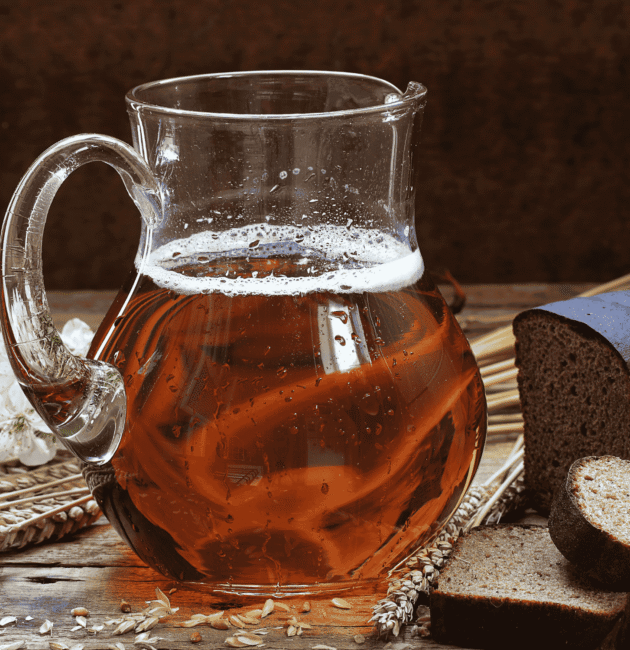 Kvass (Fermented Bread Drink)