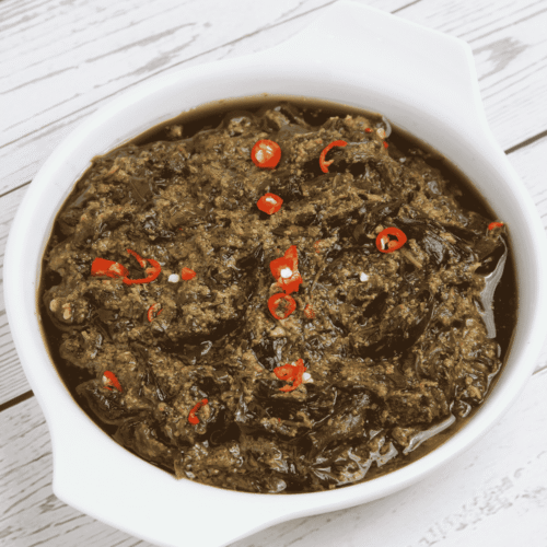 Laing (Taro Leaves in Coconut Milk)