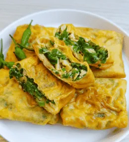 Indonesian Martabak Telur (Stuffed Pancake)