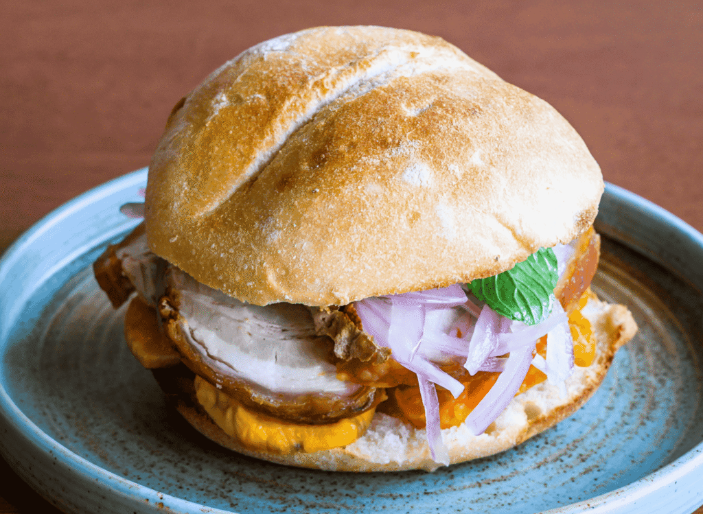 Pan Con Chicharrón (Pork Sandwich)