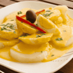 Papa a la Huancaína (Potatoes in Spicy Cheese Sauce)