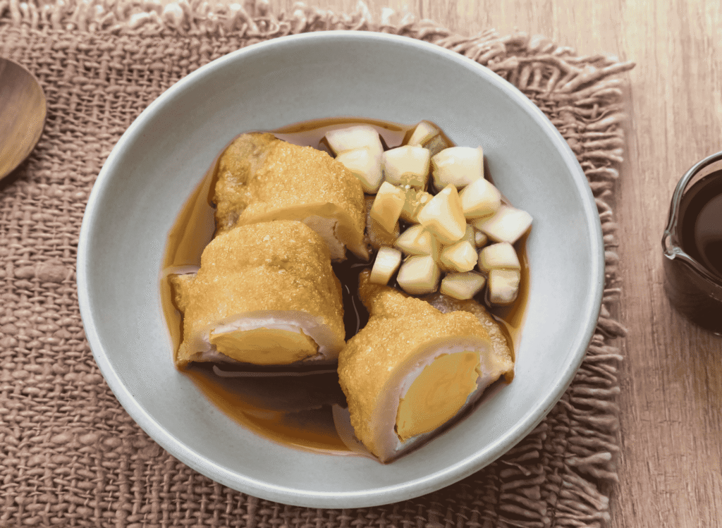 Pempek (Fried Fish Cake)