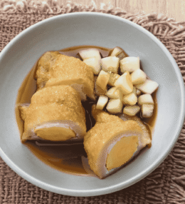 Indonesian Pempek (Fried Fish Cake)