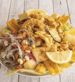Peruvian Jalea (Seafood Platter)