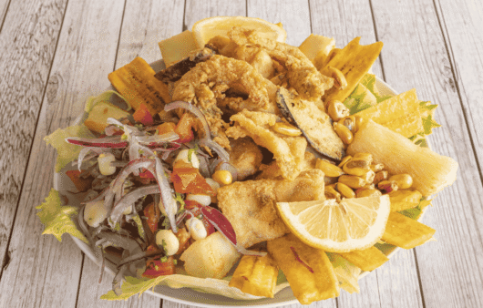 Peruvian Jalea (Seafood Platter)