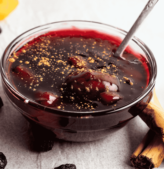 Peruvian Mazamorra Morada (Purple Corn Pudding)