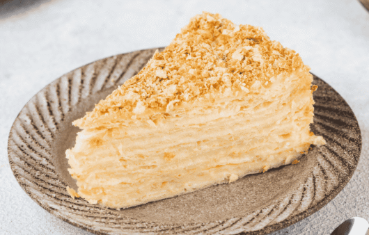 Russian Napoleon Cake (Puff Pastry Cake)
