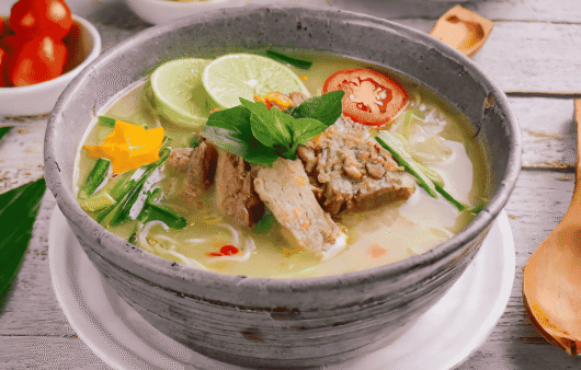 Soto Betawi (Beef Soup)