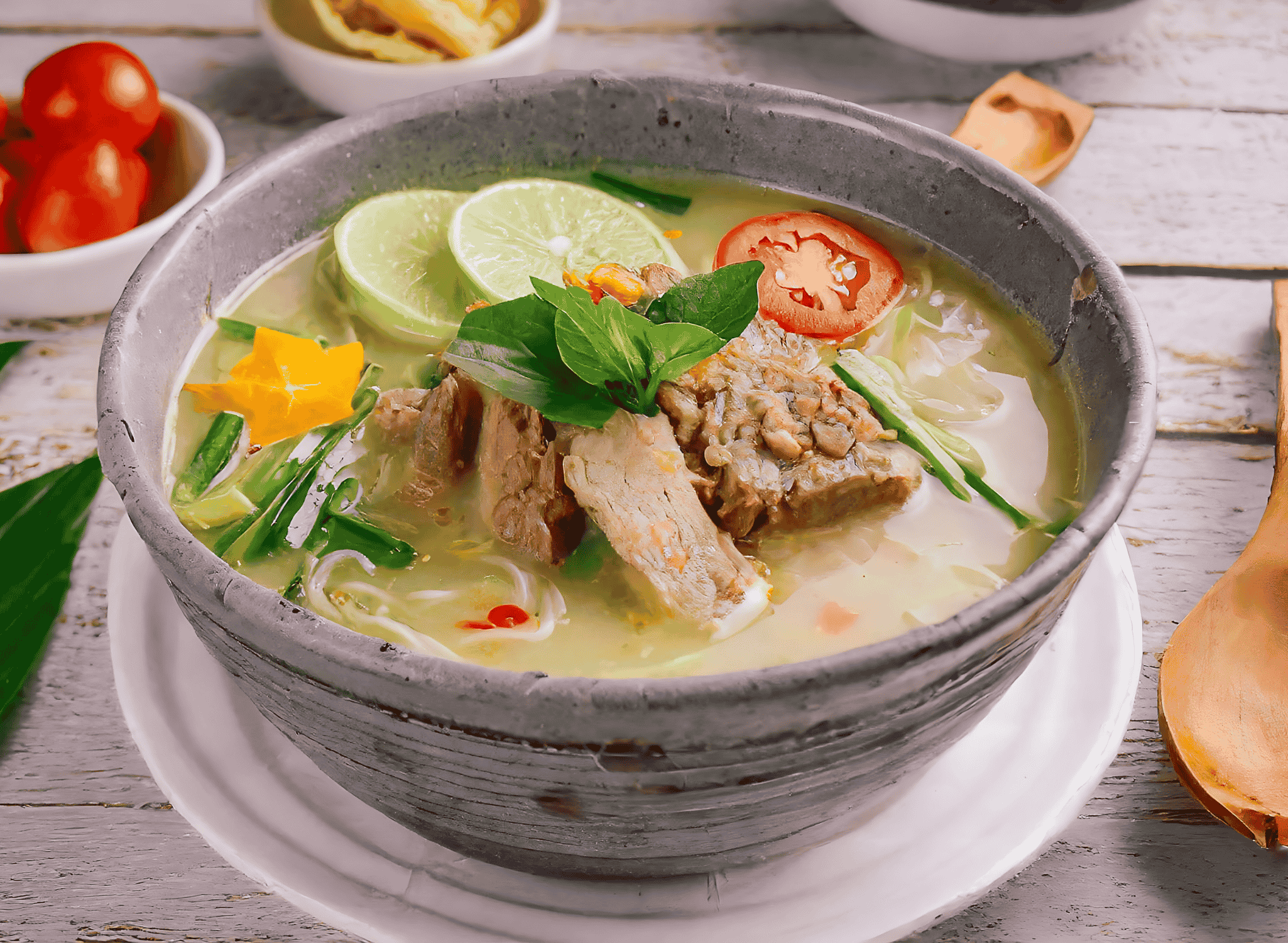 Soto Betawi (Beef Soup)