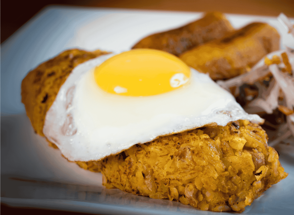 Tacu Tacu (Rice and Bean Patties)