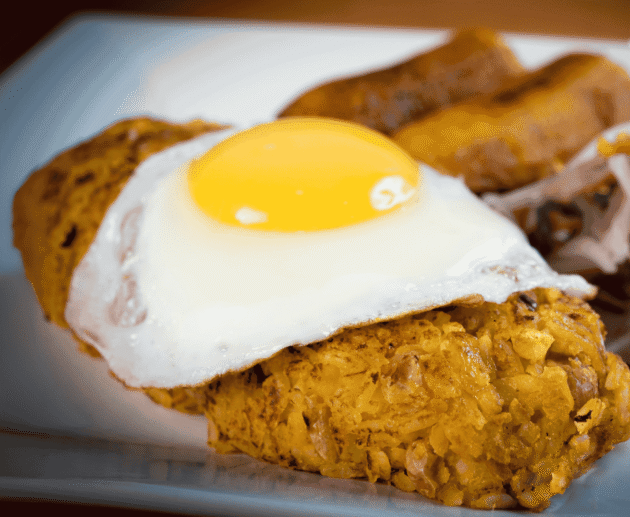Tacu Tacu (Rice and Bean Patties)