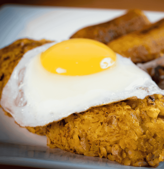 Tacu Tacu (Rice and Bean Patties)