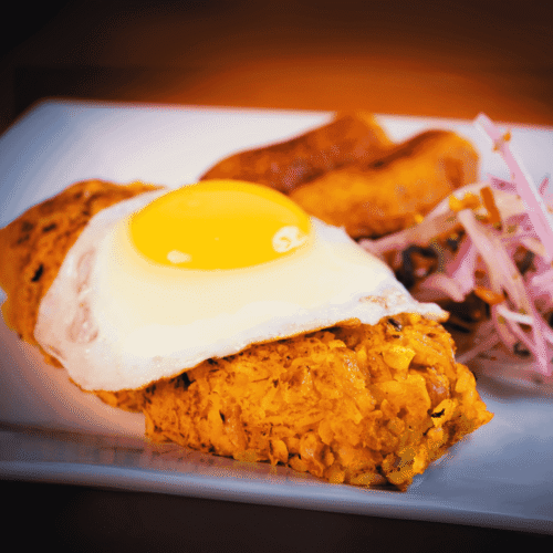 Tacu Tacu (Rice and Bean Patties)