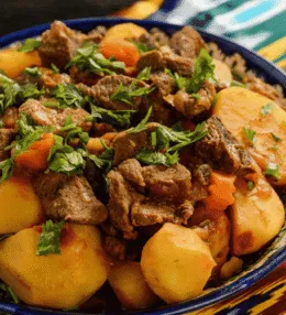 Russian Zharkoye (Hearty Meat Stew)
