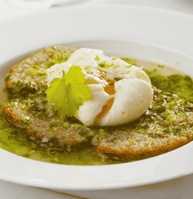 Açorda à Alentejana (Alentejo Bread Soup)