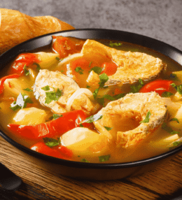 Portuguese Caldeirada de Peixe (Fish Stew)