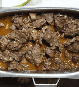 Portuguese Chanfana (Goat Stew in Red Wine)