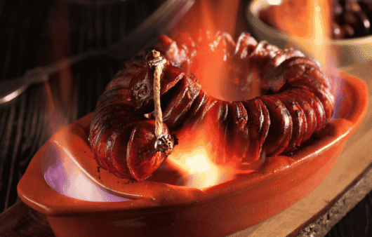 Chouriço Assado (Flame Grilled Sausage)