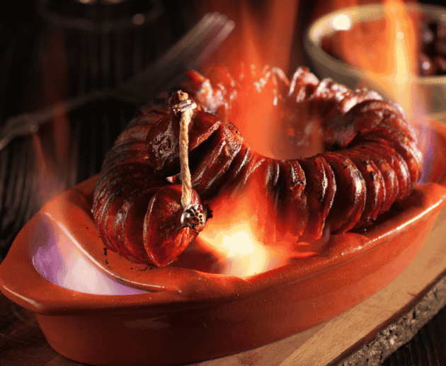 Chouriço Assado (Flame Grilled Sausage)